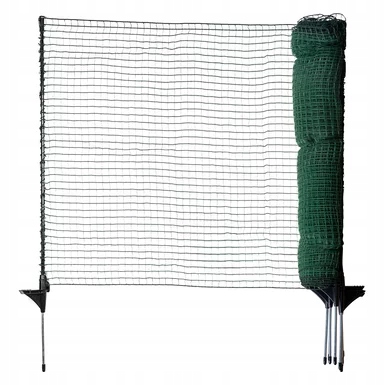 Ochranná síť Fix h65 cm, délka 15 m, zelená, ochrana pro psy, králíky, štěňata