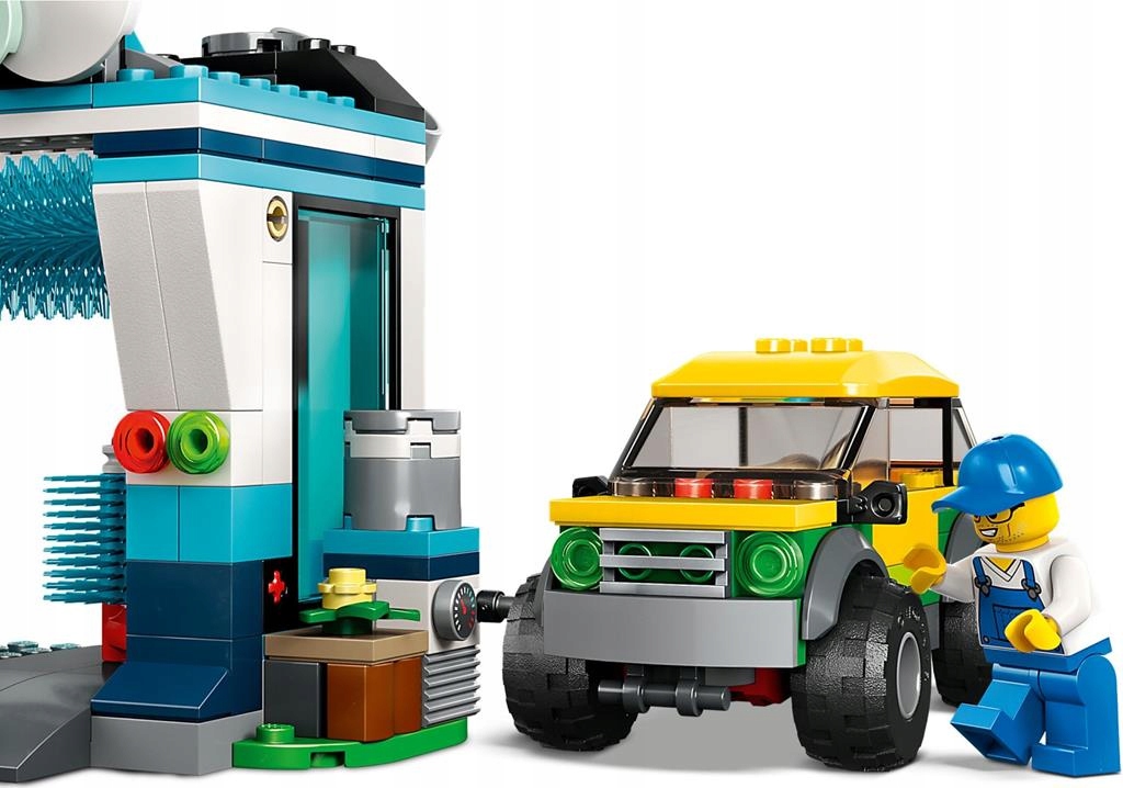 KLOCKI LEGO CITY 60362 MYJNIA SAMOCHODOWA PREZENT NA DZIEN DZIECKA + TORBA Seria Miasto