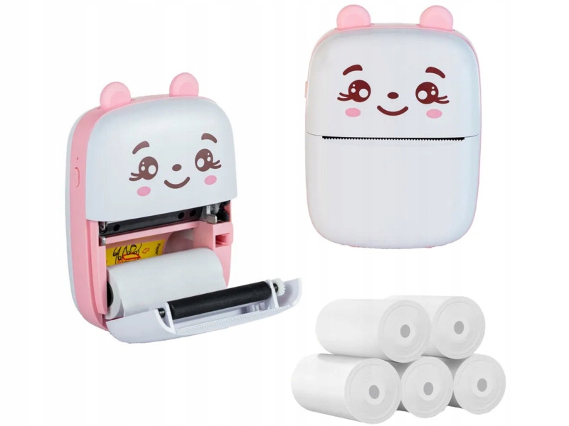 Drukarka Extralink EPP-001 Różowy Papier termiczny zwykły (5 szt.)