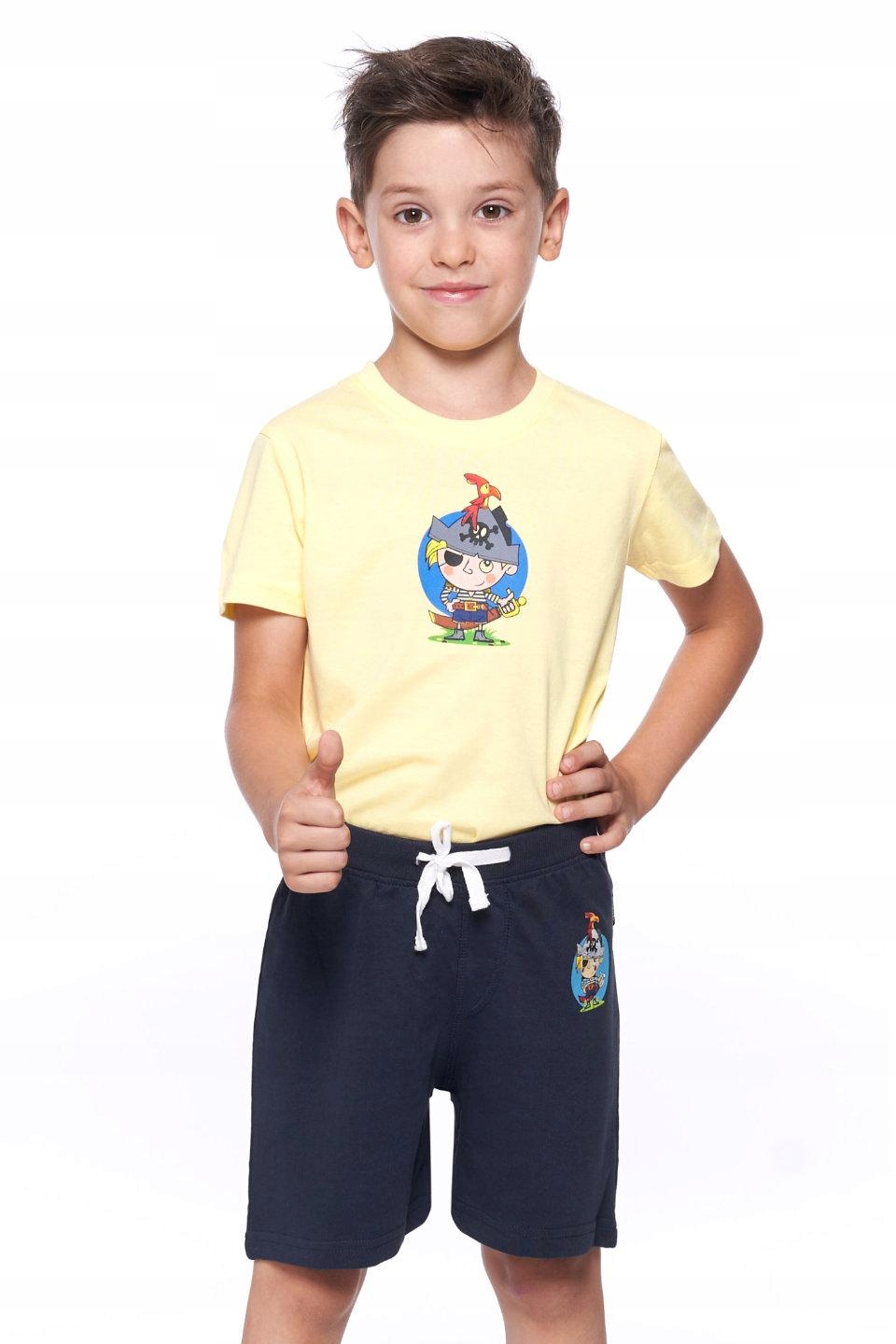 

T-shirt chłopięcy bawełniany Pirat OTB800-009