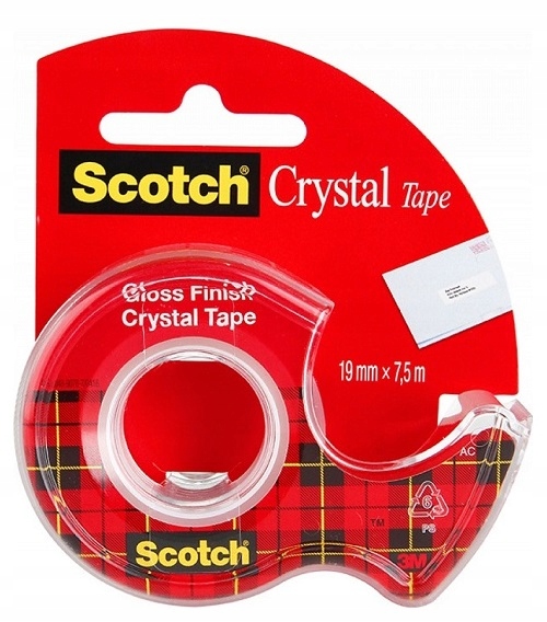 

Taśma Biurowa Scotch Crystal Clear Transparentna