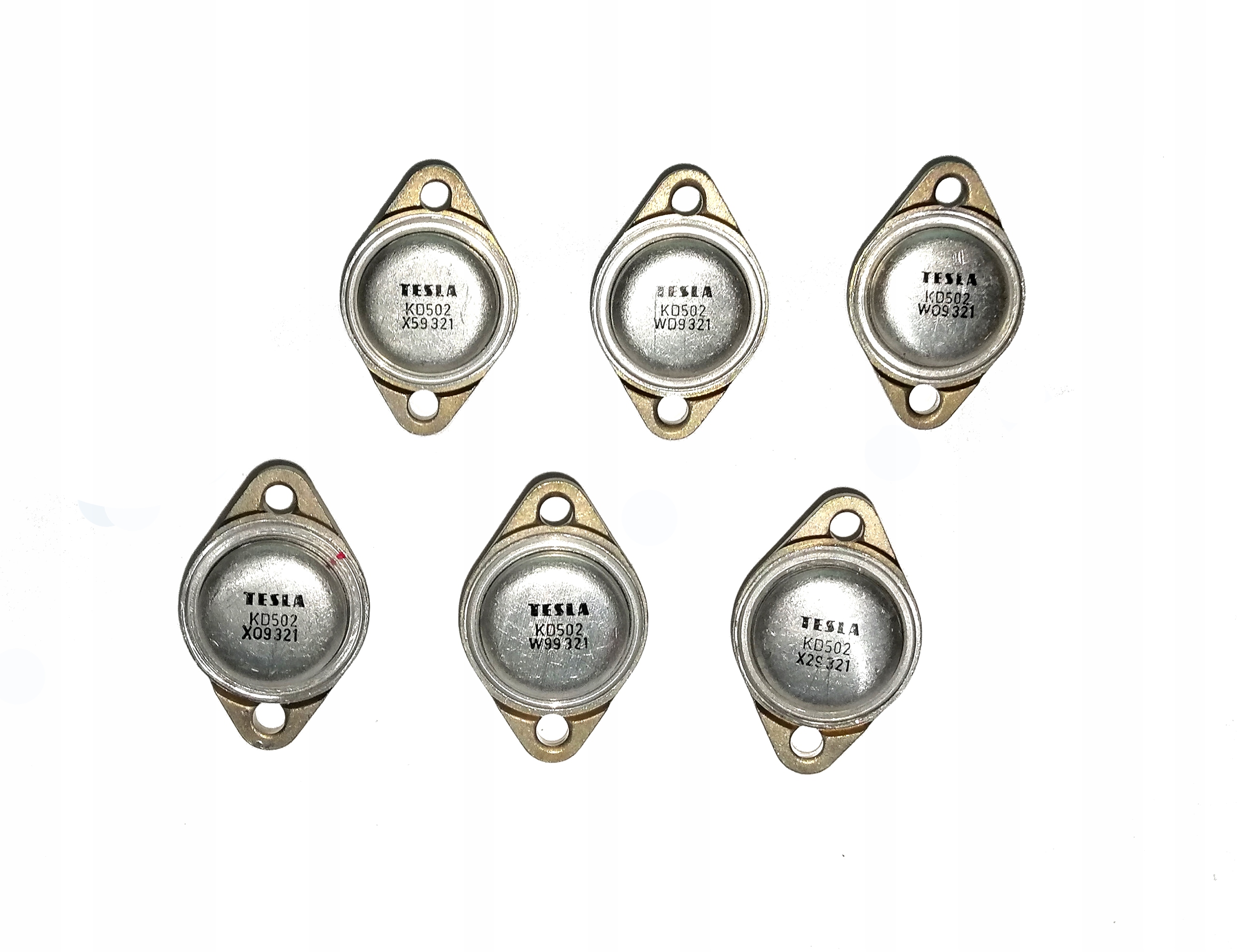 Výkonové Tranzistory KD502 Párované (6 ks)