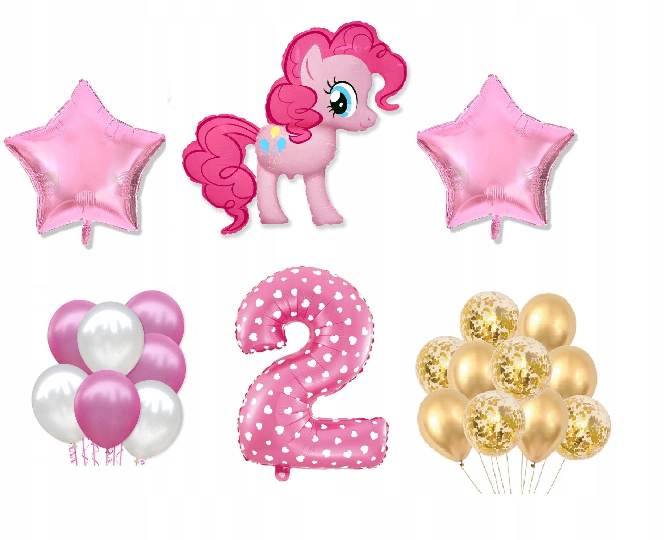 

Mini Zestaw My Little Pony 2 Urodziny Balony Kucyk