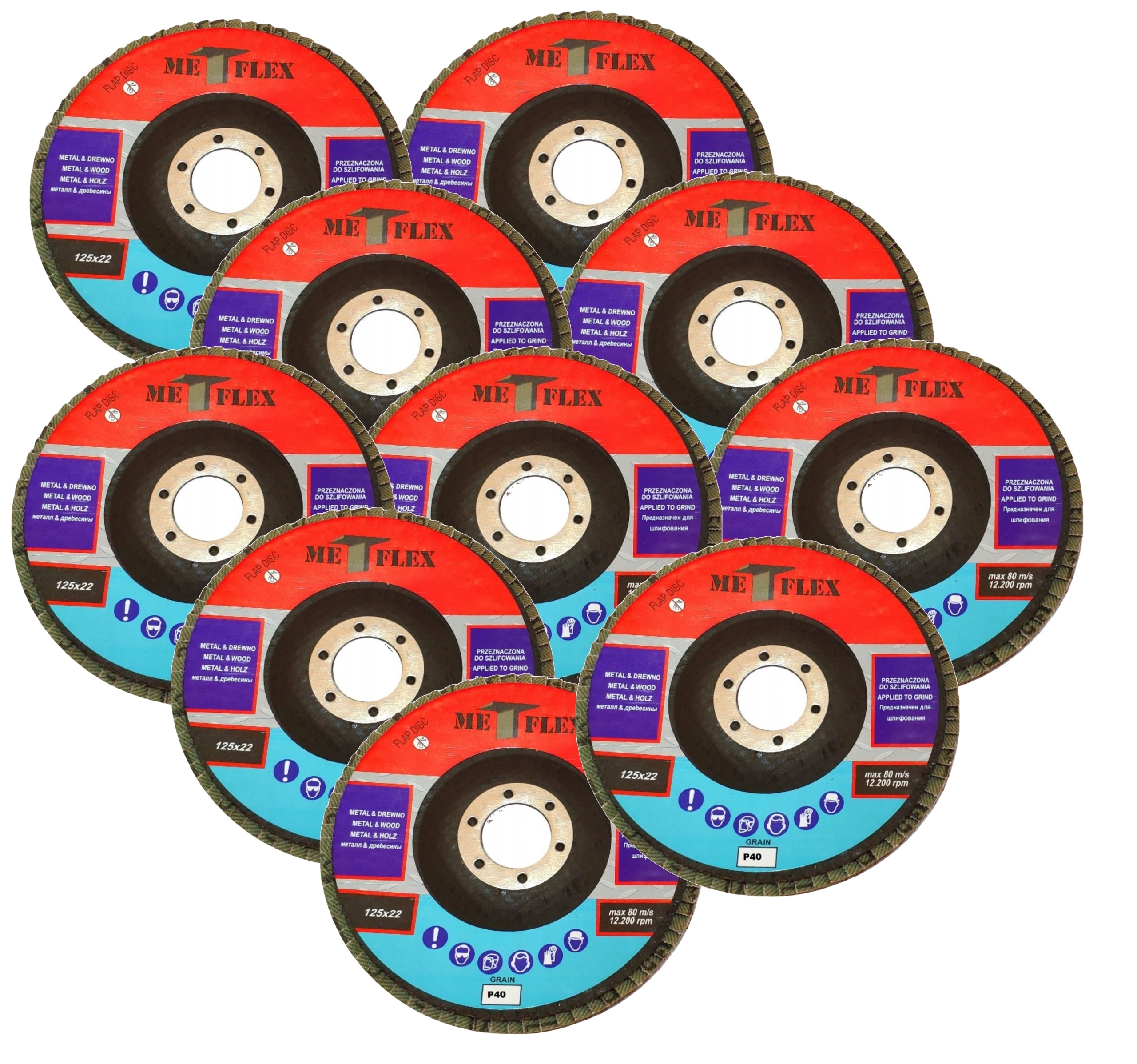 Lamelové Listové Kotouče Lamelka 125/40 100 ks