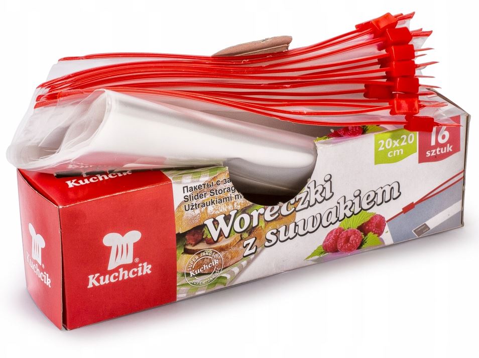 

Woreczki Z Suwakiem mocne 20X20 16szt Mrożenie