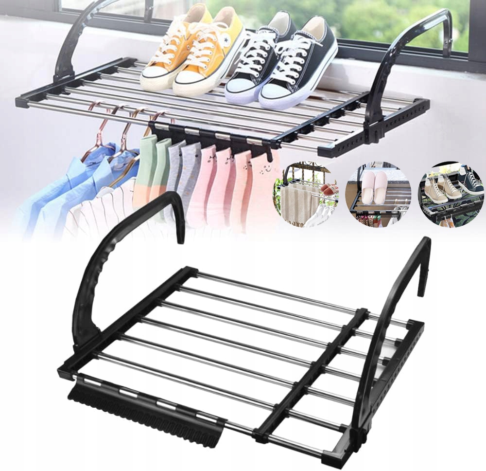 Levně Sušák Na Prádlo, Zavěšený, Škálovatelný, Nevyžaduje Děrování