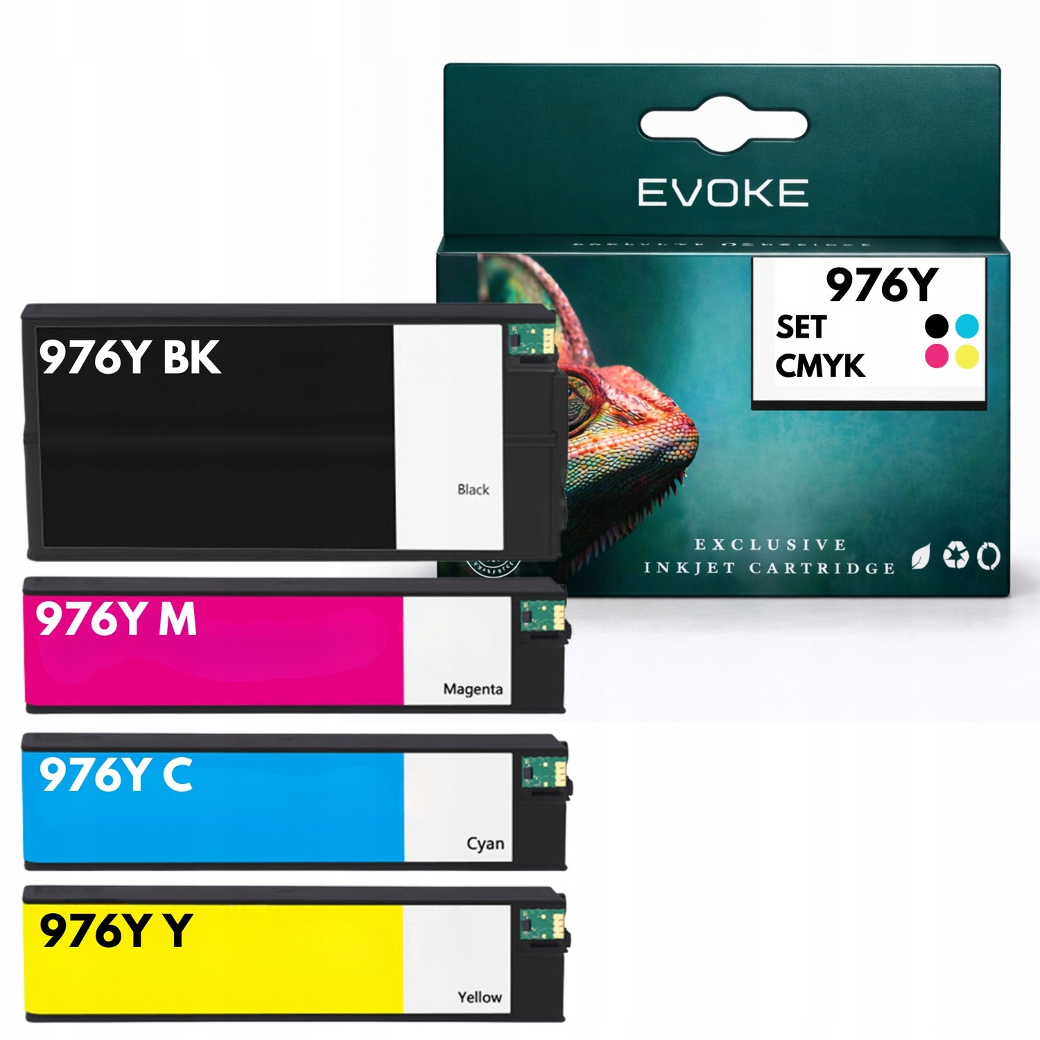 4x Inkoust pro Hp 976 L0R08A L0R05A L0R06A L0R07A PageWide P55250dw P57750dw