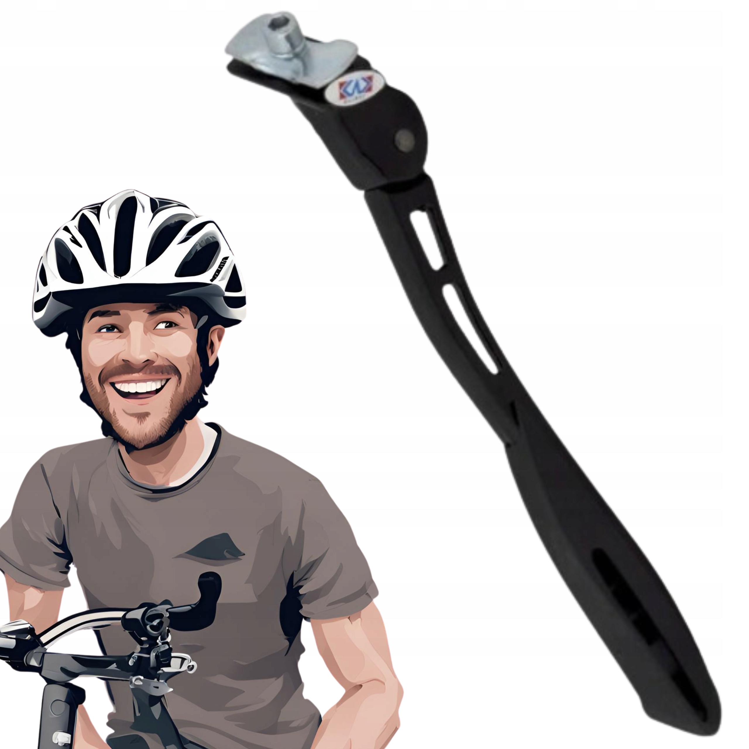 Stabilna Podpórka Kaiwei Alu.24-28" – Regulacja i Wygoda! stopka rowerowa