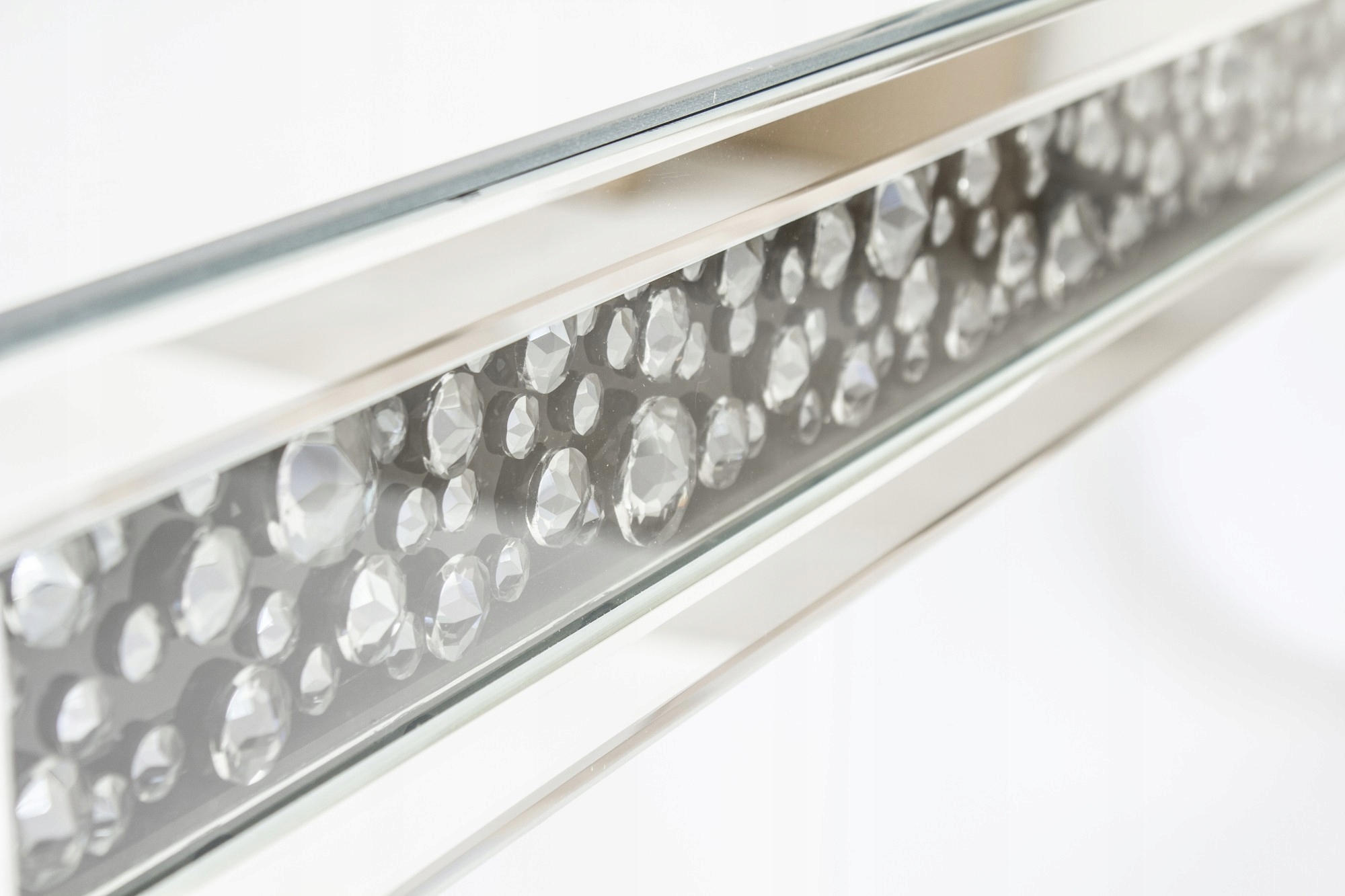 Nowoczesna szklana lustrzana konsola kryształki Kod producenta 117134