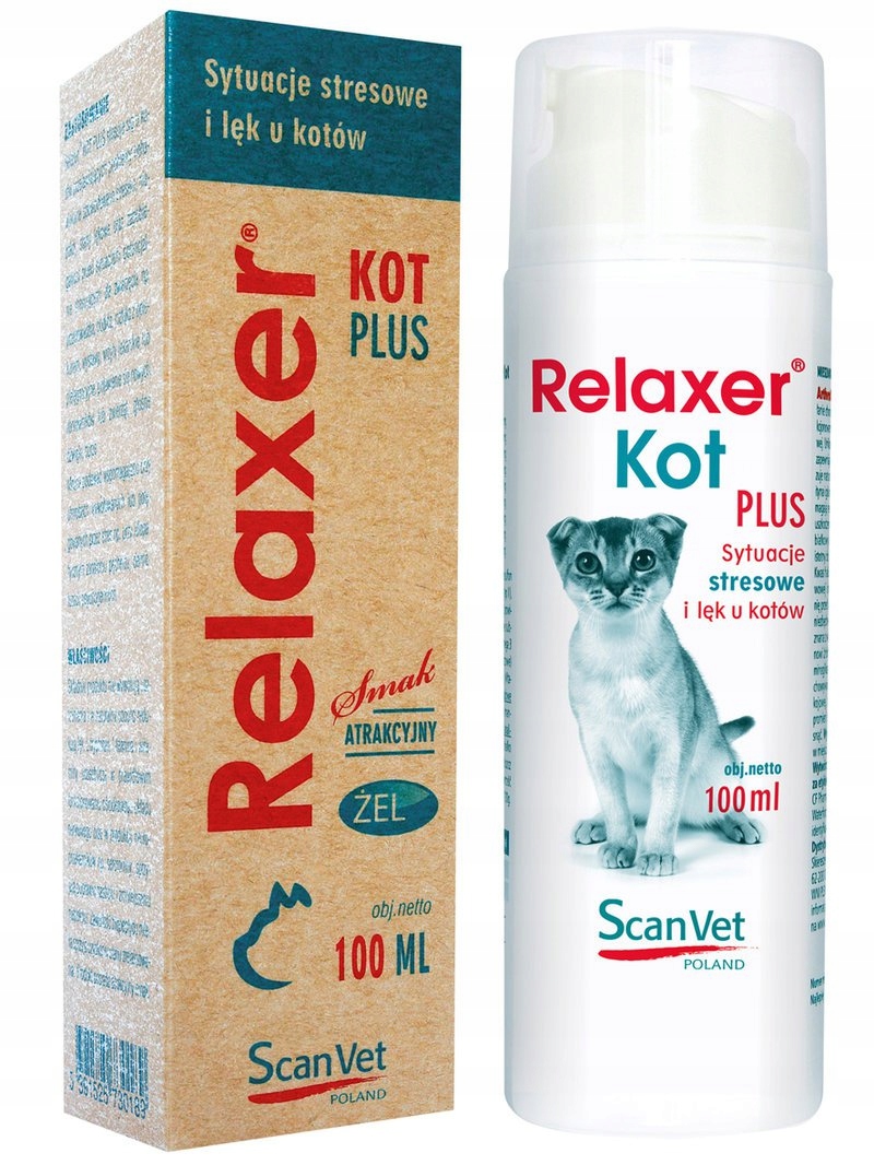 Levně ScanVet Relaxer Kot Plus 100ml (Pro kočky Uklidňující přípravek)