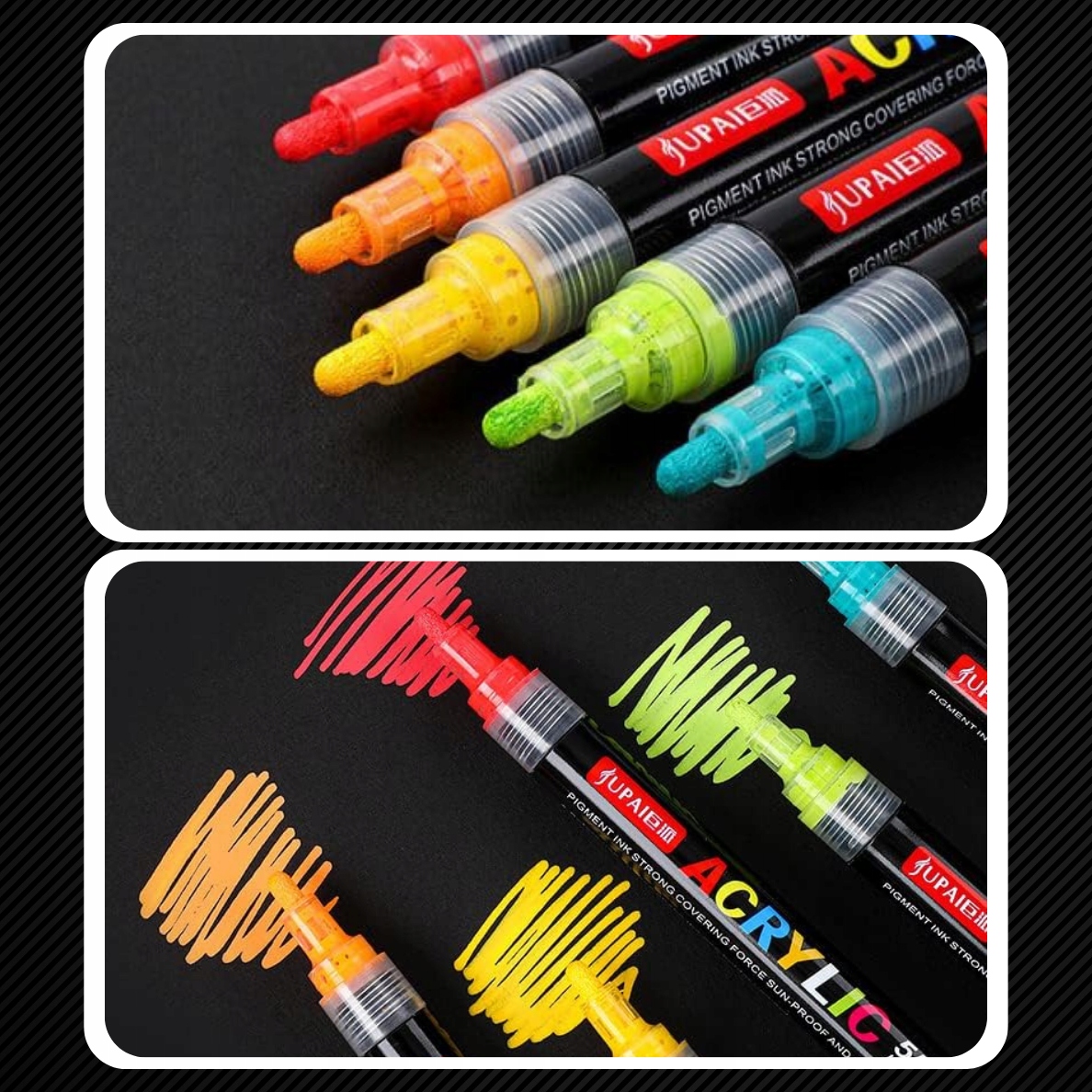 PISAKI FLAMASTRY MAZAKI MARKERY AKRYLOWE 24 KOLORY PROMARKERY ZESTAW+ETUI Kod producenta Markery flamastry 24szt