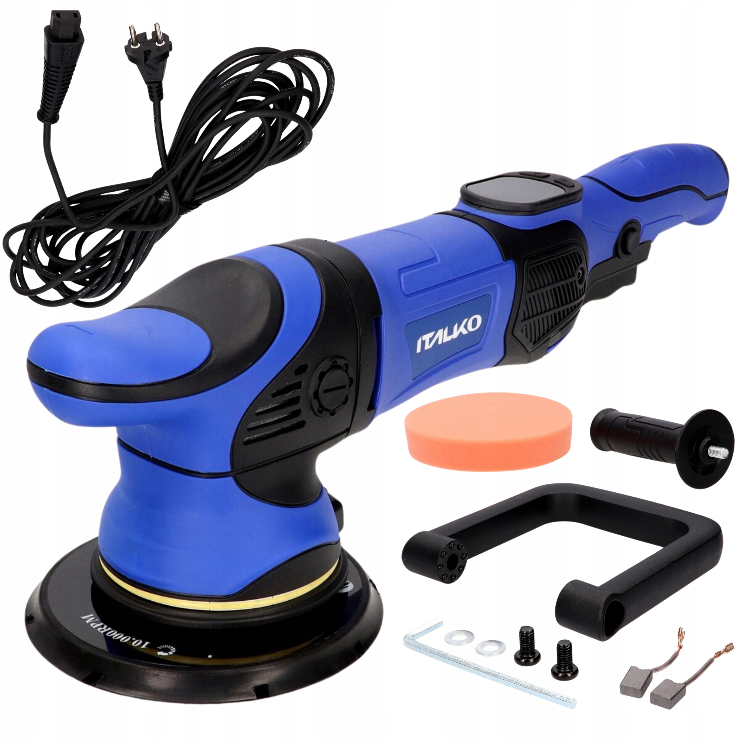 Leštička Da 21MM Dual Action Leštiaci Stroj 1000W Svetlo Led Kabel 8 m