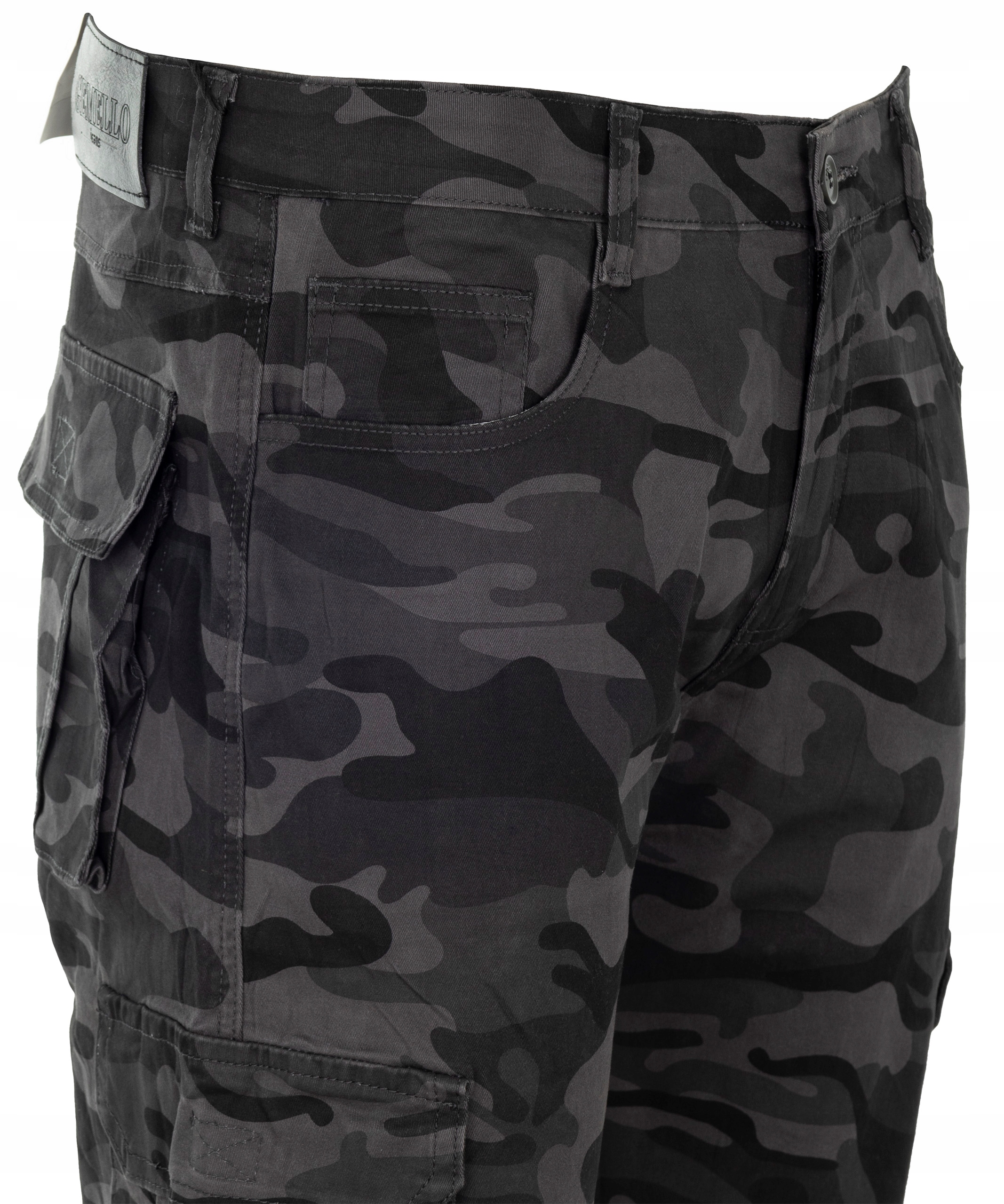 spodnie BOJÓWKI MORO BAWEŁNIANE CIEMNO-SZARE MORO GEMELLO W35 Kolor szary