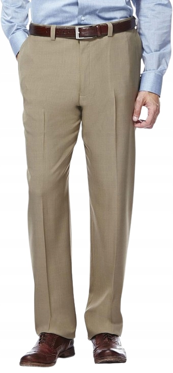 Haggar Hnědé Elegantní Kalhoty Jednoduché V Kant 38/32 7AA