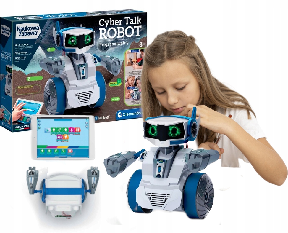 

Mówiący Cyber Robot Programowalny Naukowa Zabawa