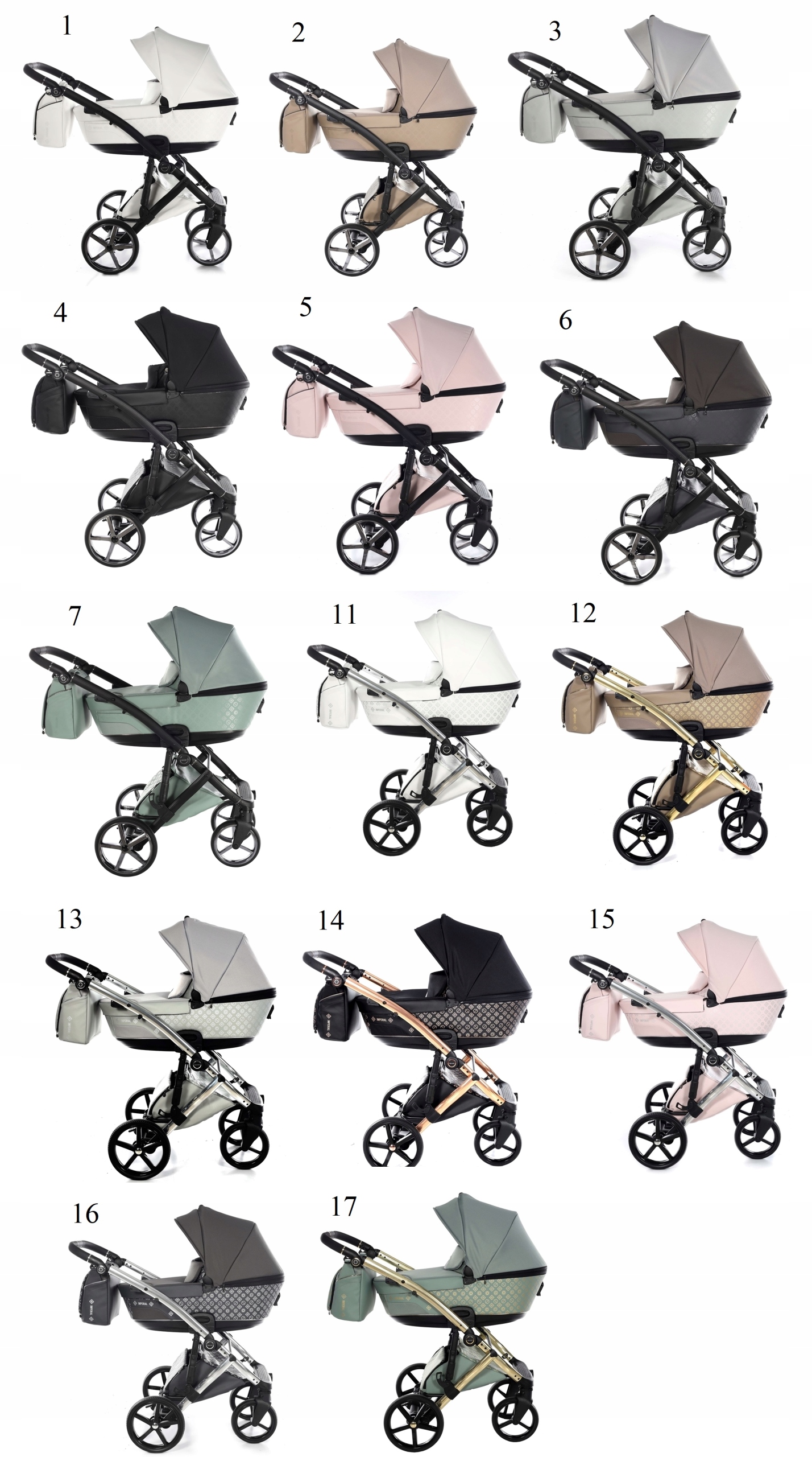 WÓZEK DZIECIĘCY 4W1 Tako Imperial NEW JASNY RÓŻOWY 05 Wysokość produktu 104 cm