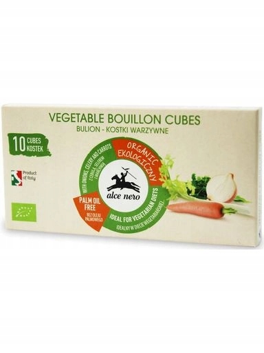Levně 7x Alce Nero Bulion zeleninové kostky Bio 100 g