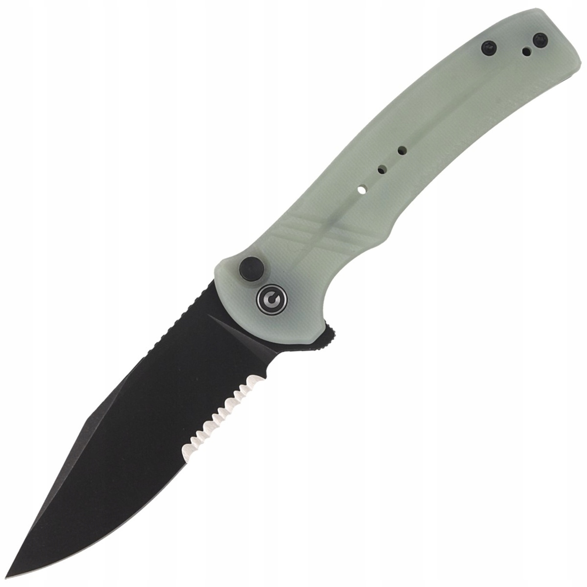Nóż składany folder Edc CIVIVI Cogent Stal Sandvik 14C28N Etui nylon Klips