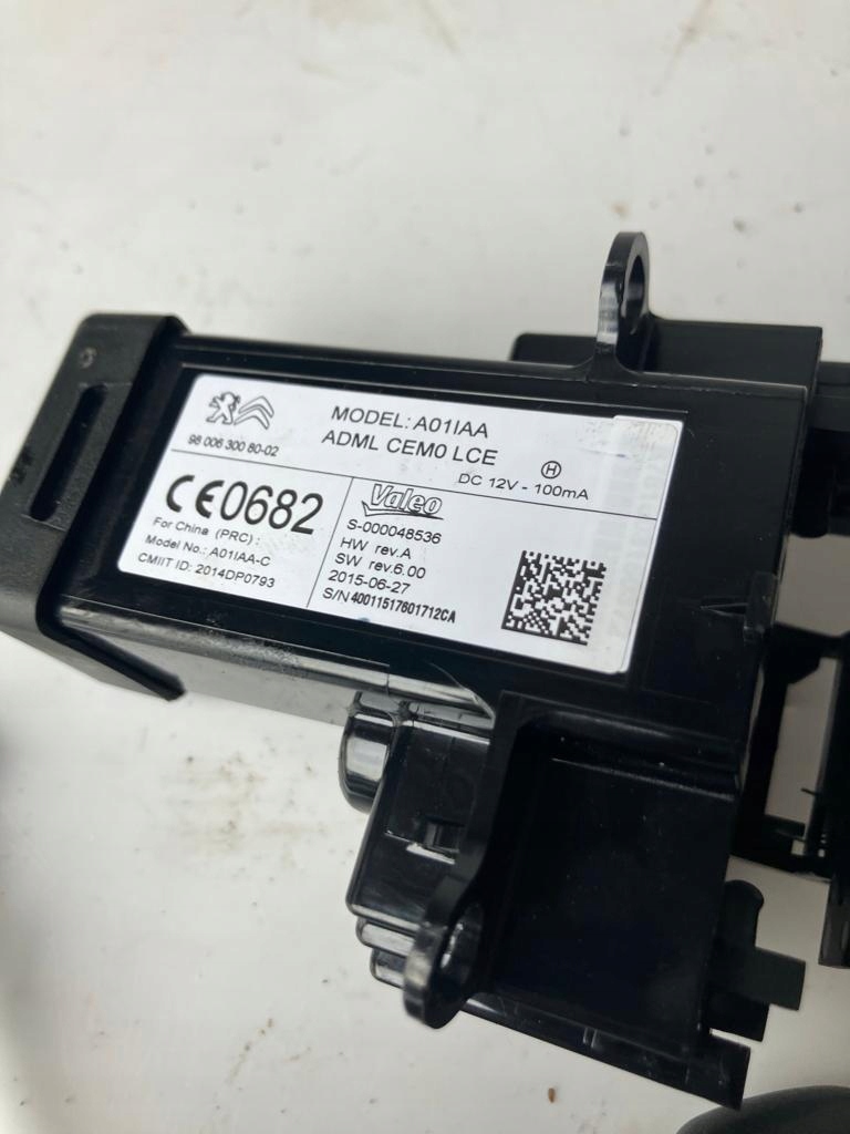 Allumage Insert 2X Clé C4 PICASSO II 9800630080