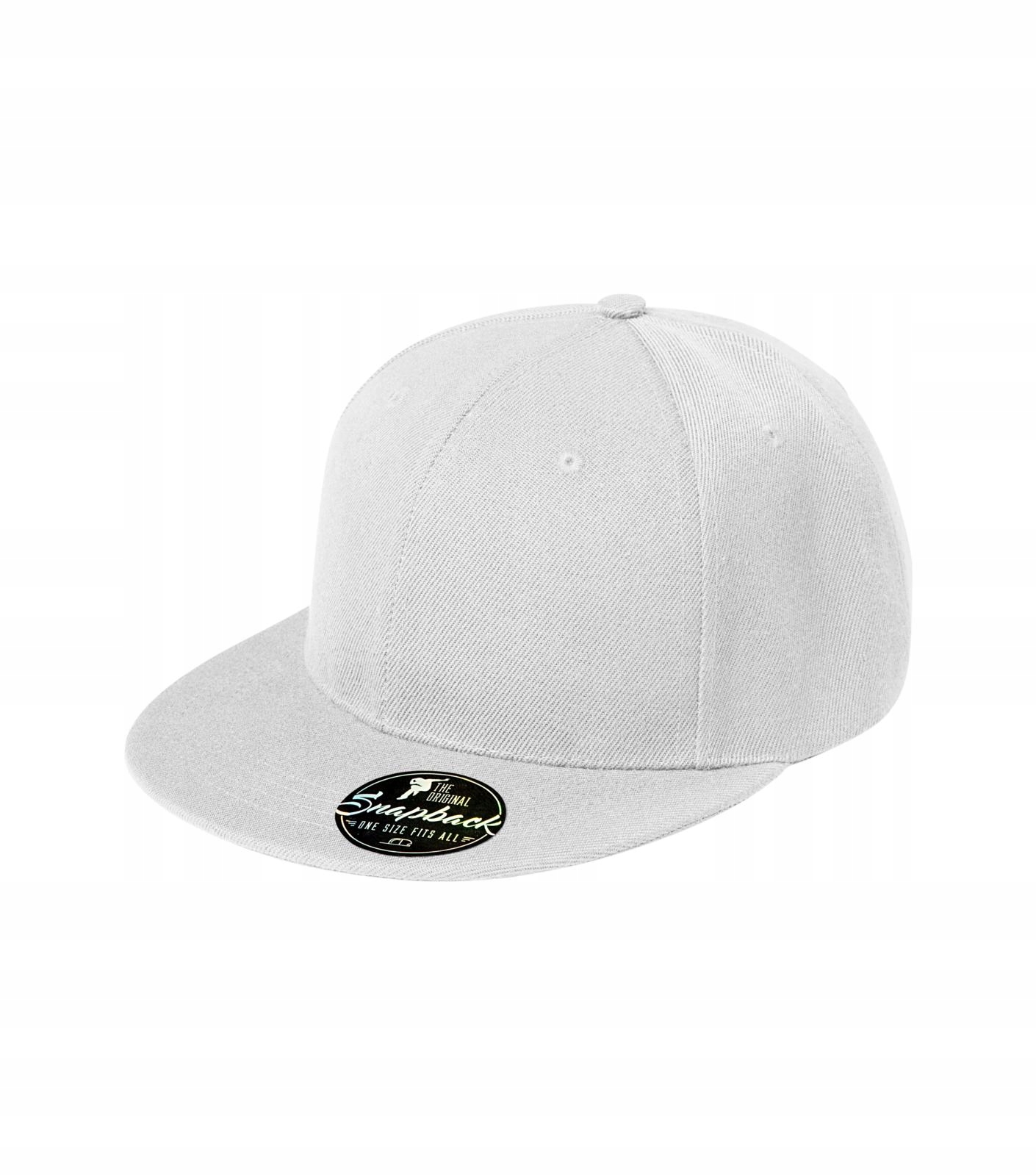 

Full Cap czapka z daszkiem prostym Snapback biała