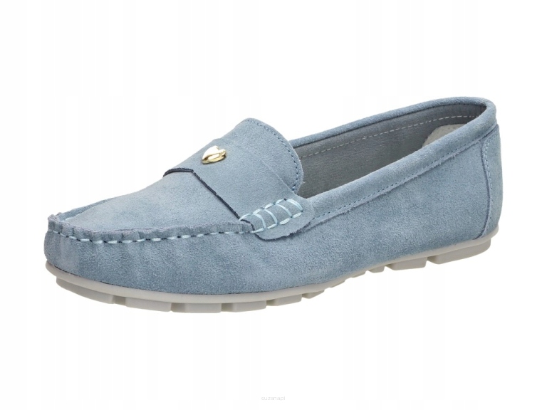 

Niebieskie mokasyny damskie S.barski 97609 r38