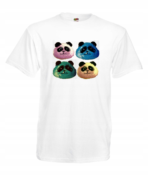 

L Koszulka Męska Panda Miś Misie Bądź Sobą Wzór