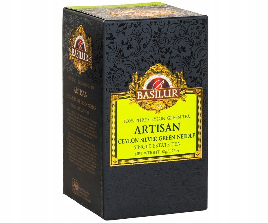 Basilur Artisan Ceylon Silver Green Needle pap...