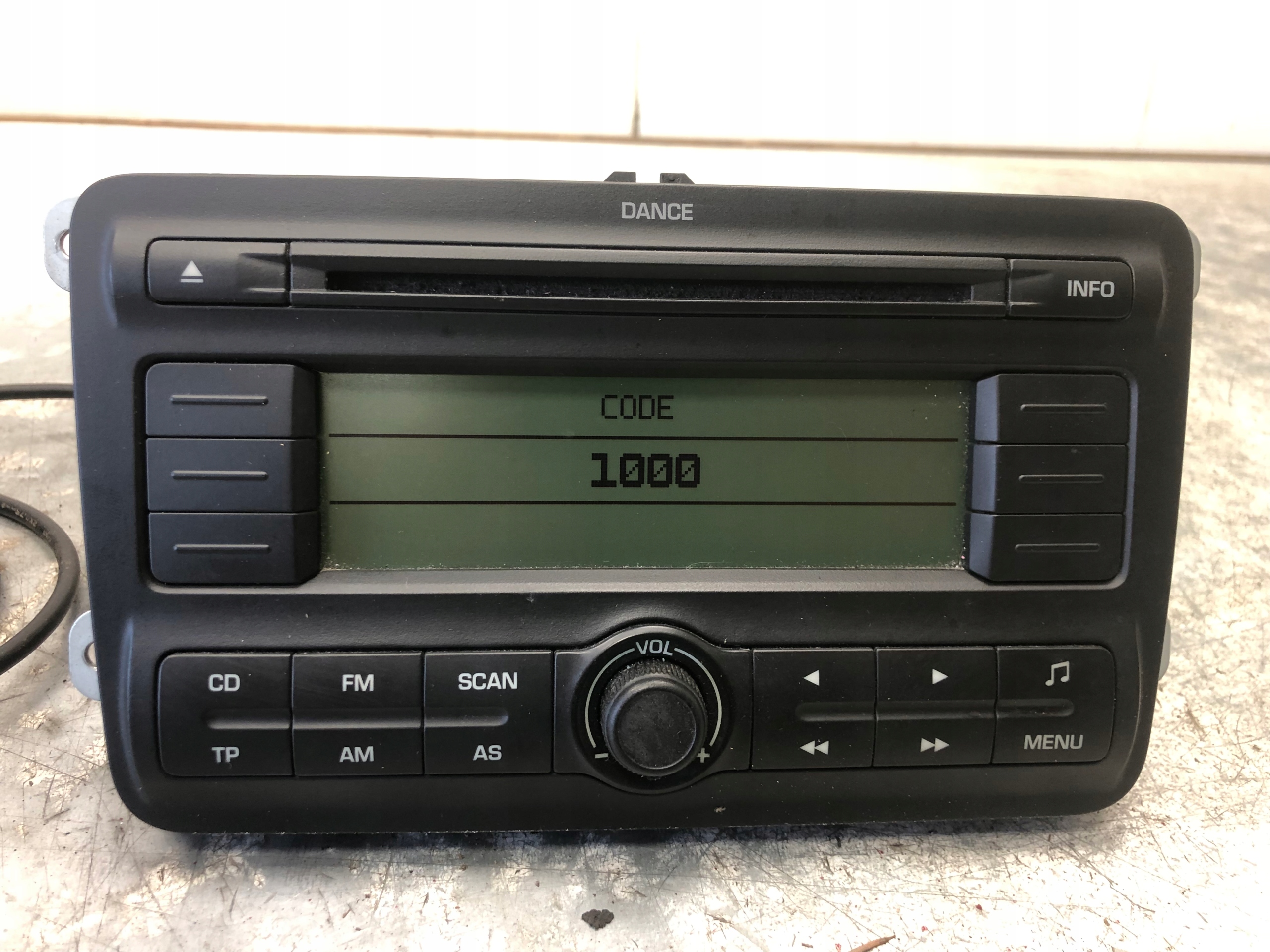 RADIO CD SKODA FABIA II 5J0035161A