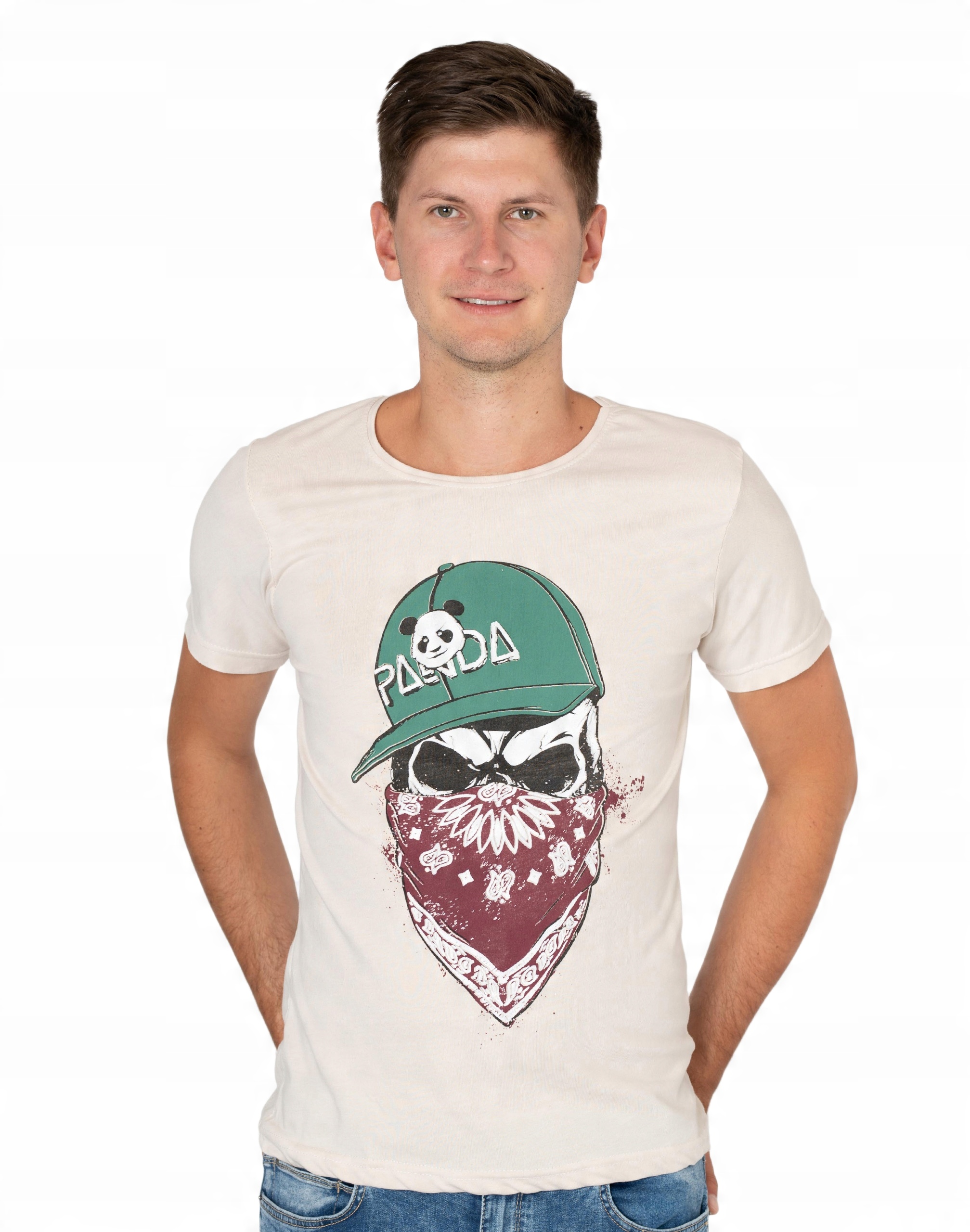 

Koszulka Podkoszulek Tshirt Męski Shirt KM22-12 L