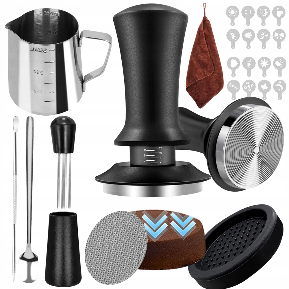 Tamper Pěchovadlo Na Kávu 51 MM Míchadlo Jehla Sada Nástrojů Pro Přípravu Kávy