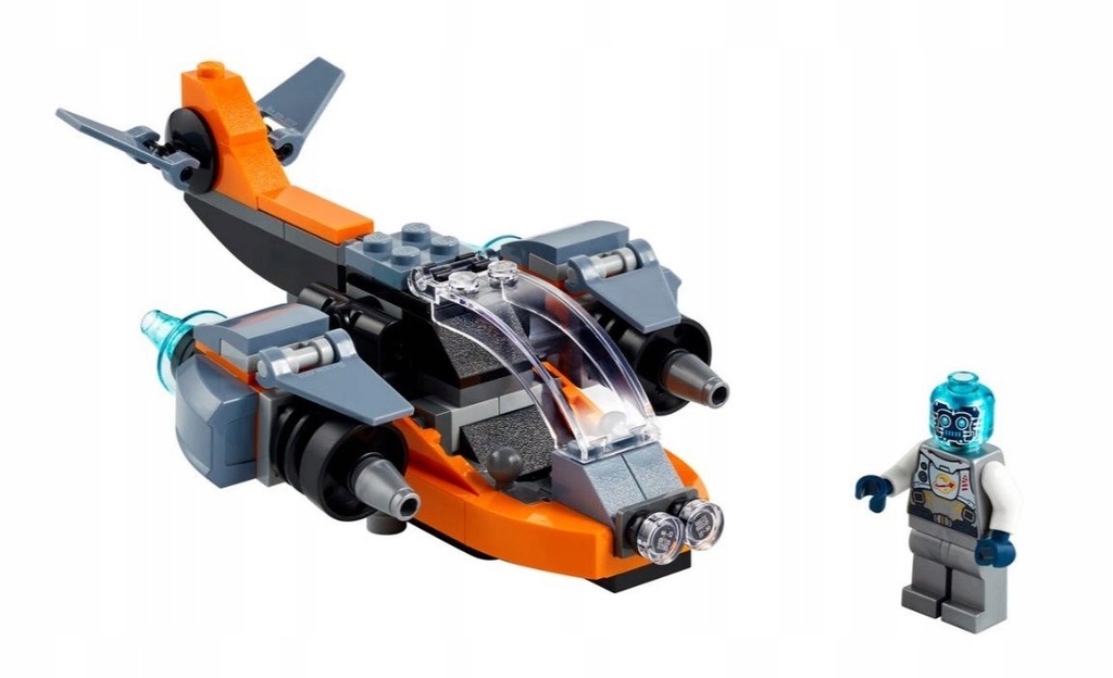LEGO CREATOR 3 w 1 CYBERDRON 31111 PREZENT Marka LEGO