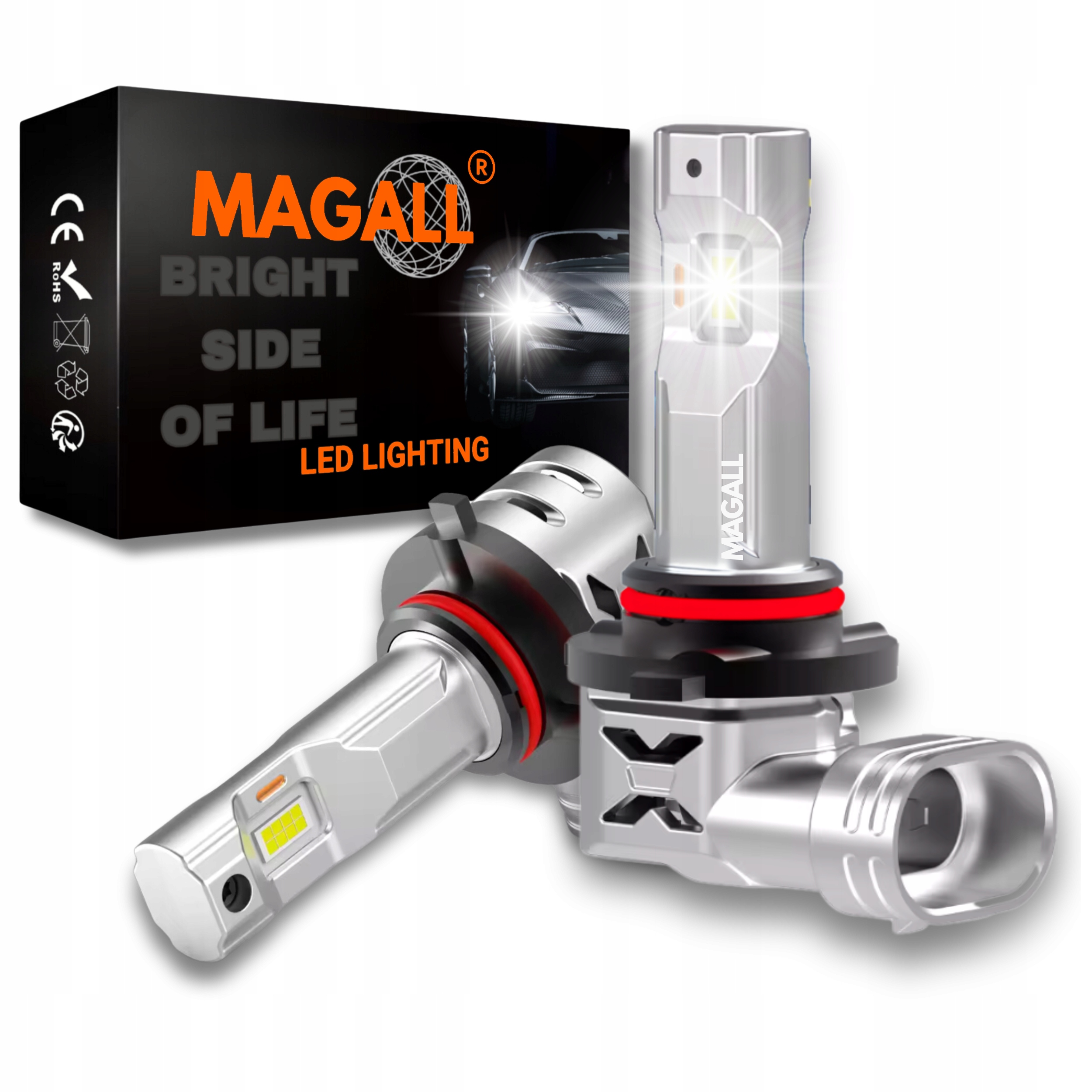 Žárovky HB4 Led Magall X Pro 1 Až 1 Bílé Světlo 5500K 70W 12V 16000 LM