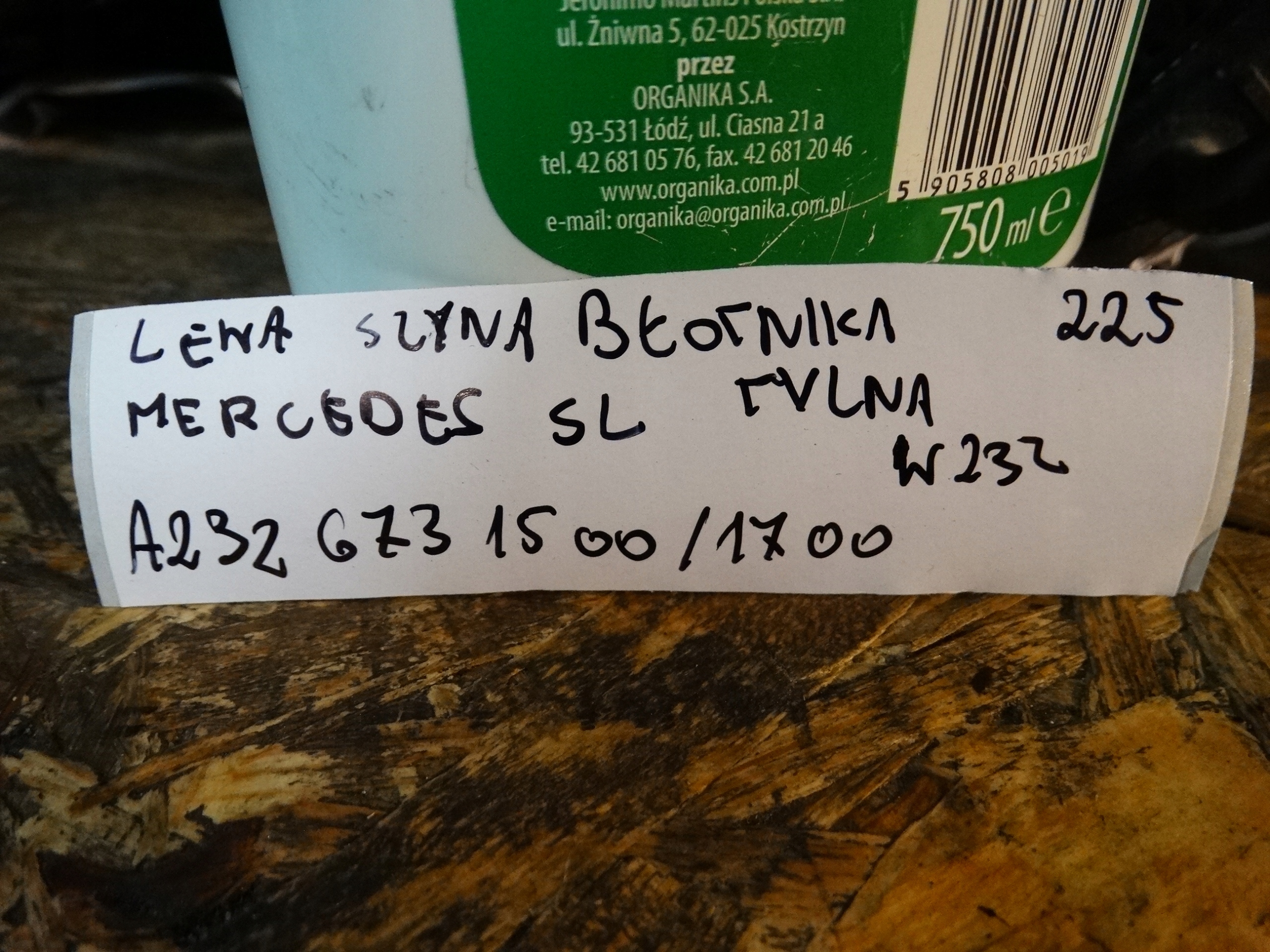BINARIO PARAFANGO SINISTRA POSTERIORE MERCEDES SL W232 1