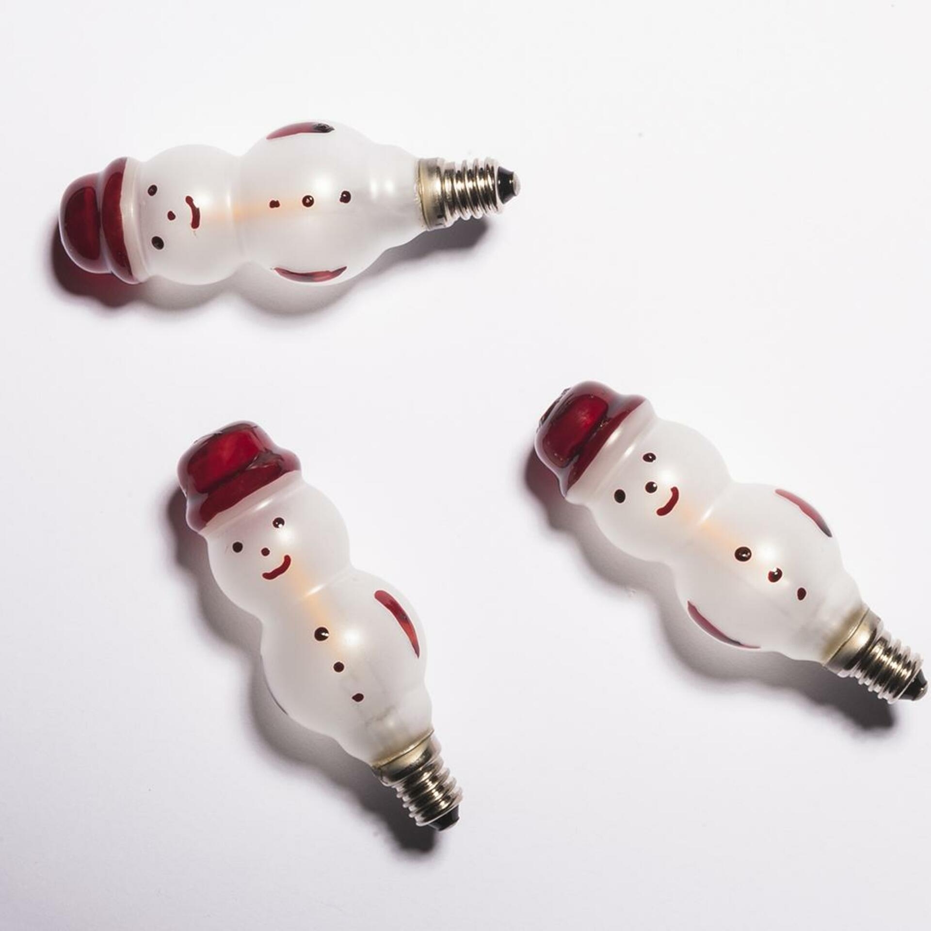 Exihand Led Balenie Snehuliak biely Filament 20V/0,2W, 36 ks