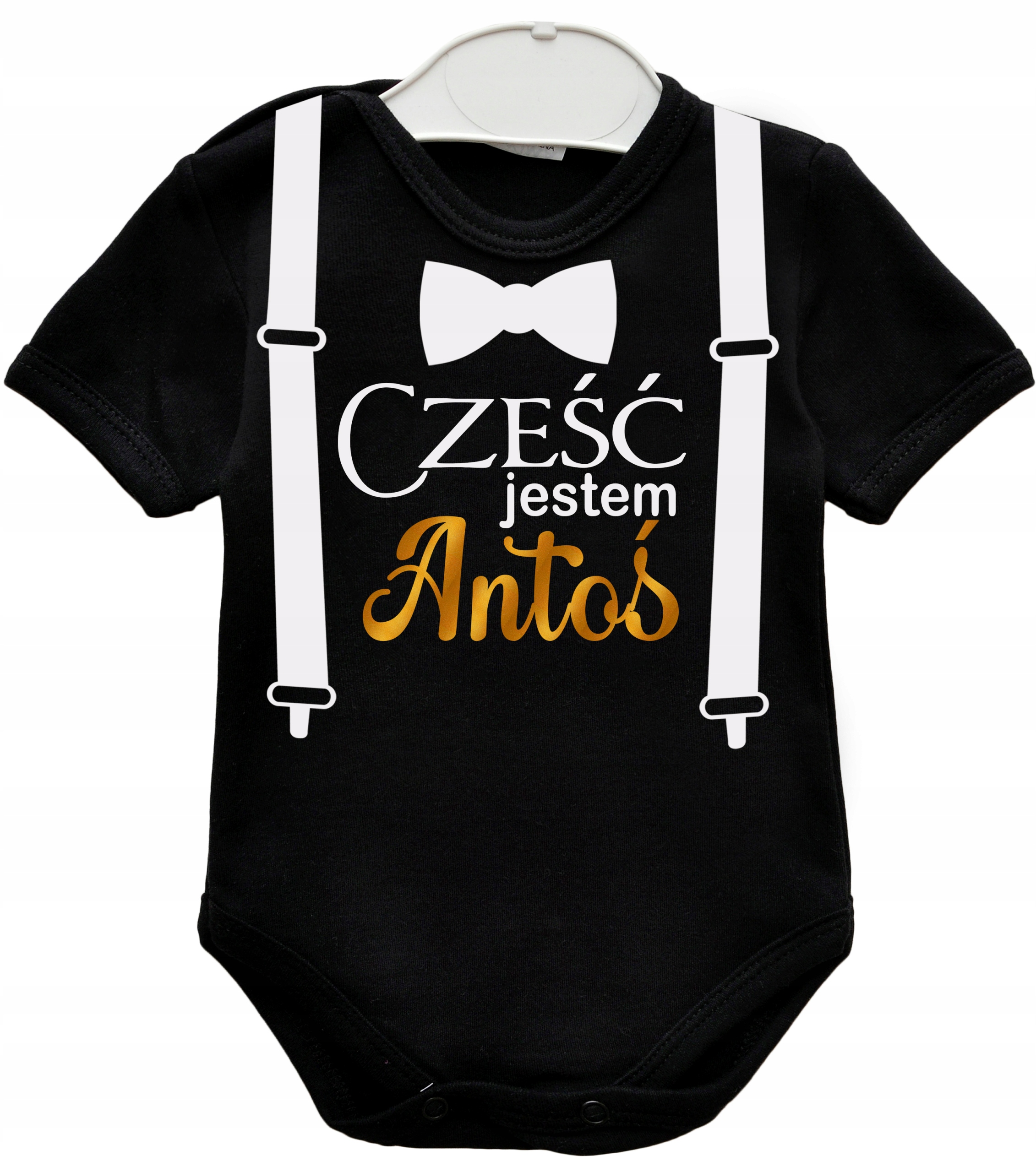 

Body kr rękaw z imieniem dziecka Cześć r. 62