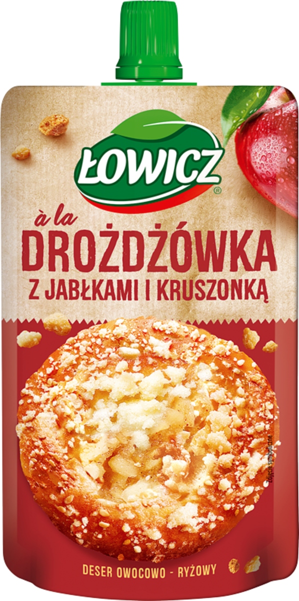 Levně 17X Łowicz Ovocno-rýžový dezert a'la droždí s jablky a krupicí 100 g