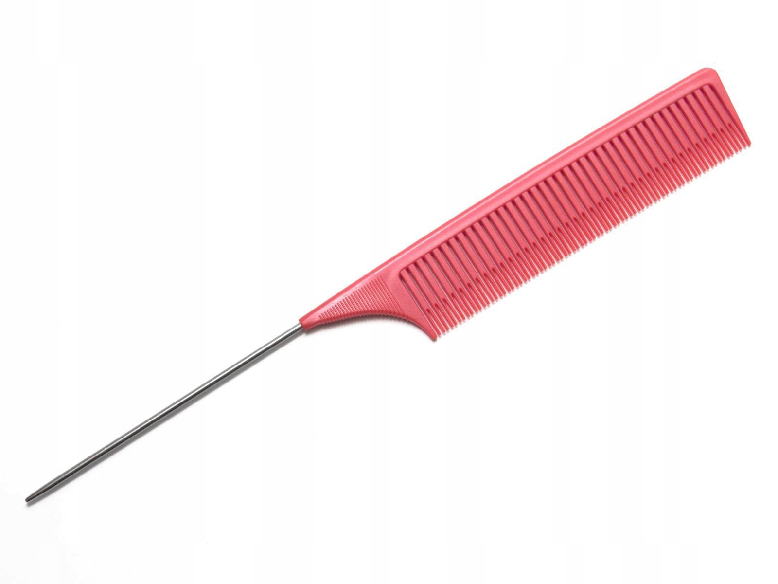 

Grzebień Fryzjerski Do Pasemek Różowy