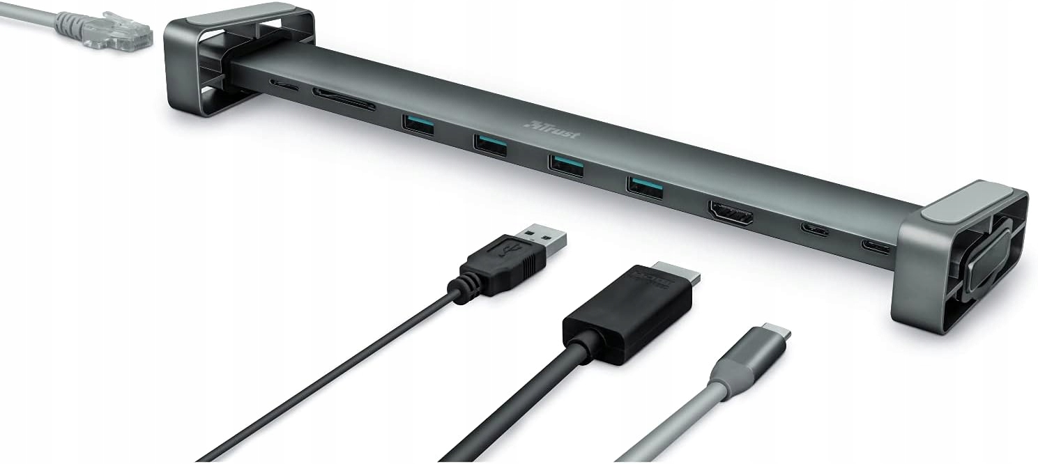 Dokovací Stanice Hub Adaptér 10v1 Usb-c Hdmi Ethernet Usb-a Čtečka