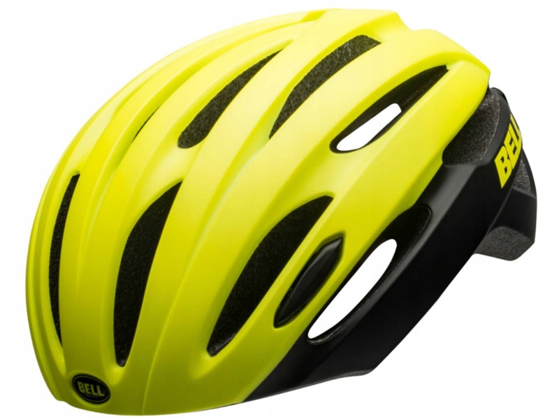 Kask rowerowy Bell Avenue Czarno-żółty Szosowy (rozmiar M/L)