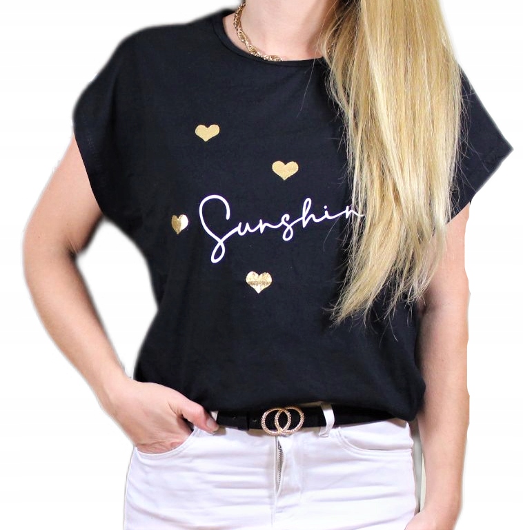 

Bluzka Koszulka T-shirt Nadruk Dużo Wzorów