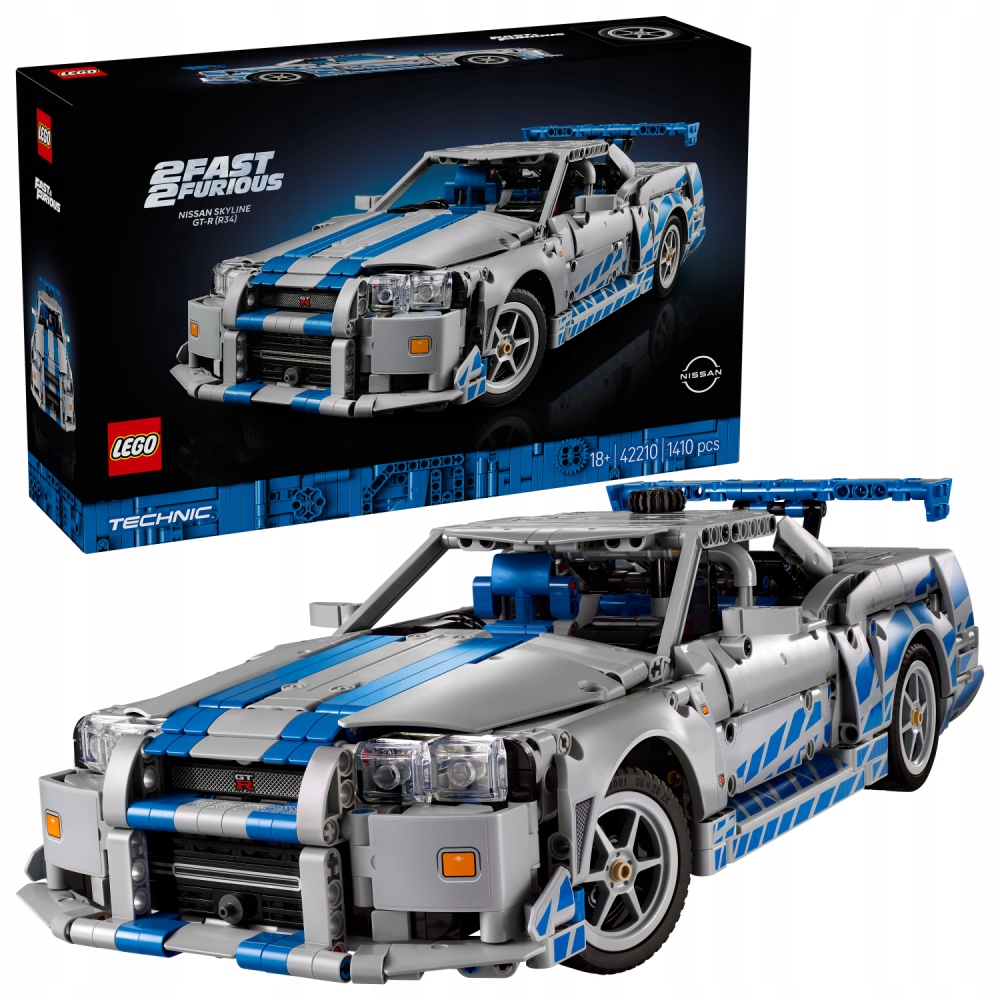 Lego Technik 42210 Je Příliš Rychlý A Zběsilý Pro Nissan Skyline Gt-r 18+