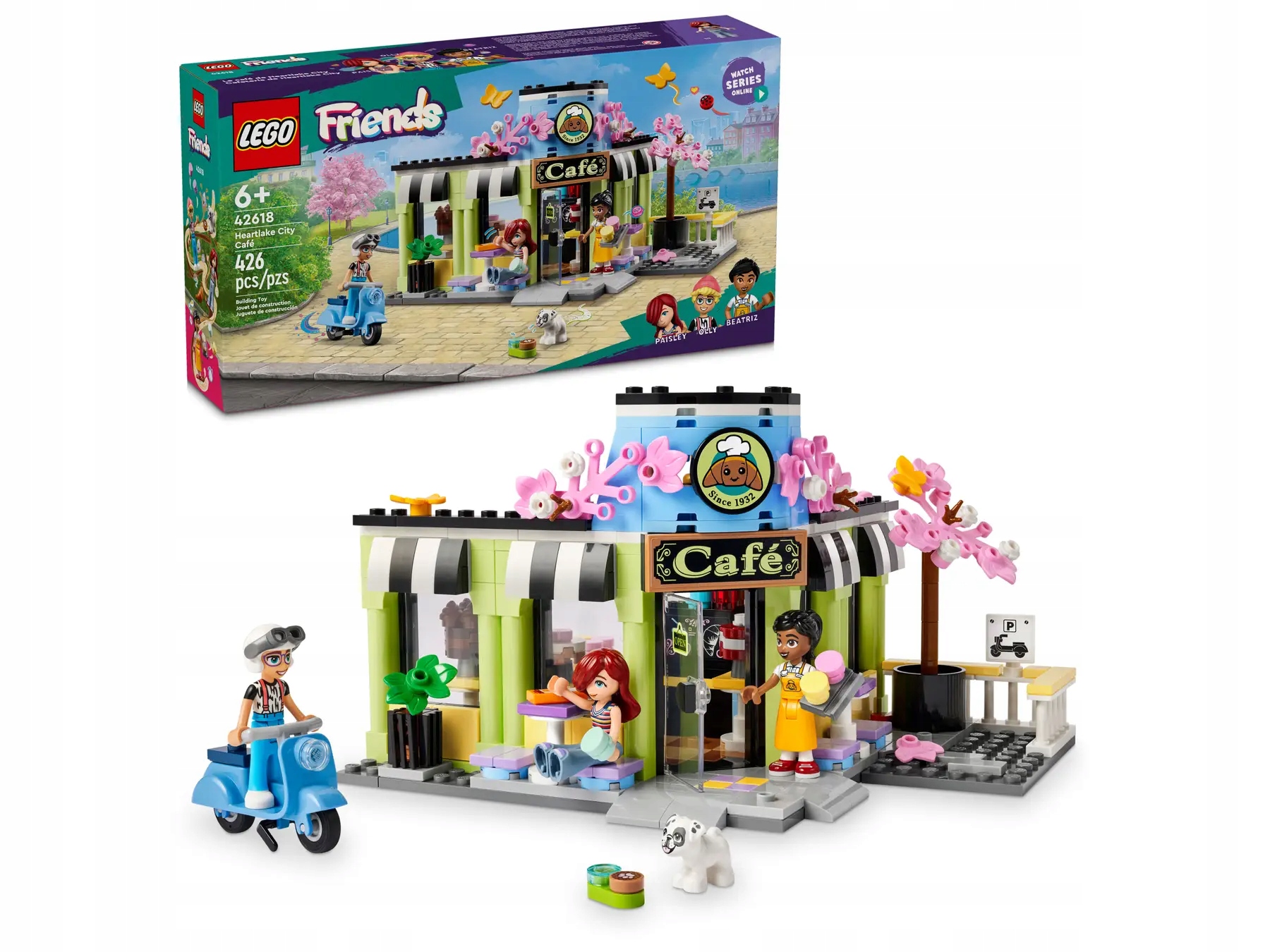 Lego Friends 42618 Kavárna v městečku Heartlake