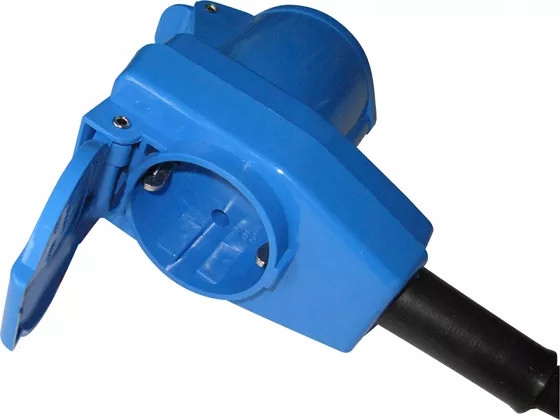 PRZYŁĄCZE ADAPTER CEE 1,5 m 230V-CEE KĄTOWE ŻEŃSKIE Numer katalogowy części 285350