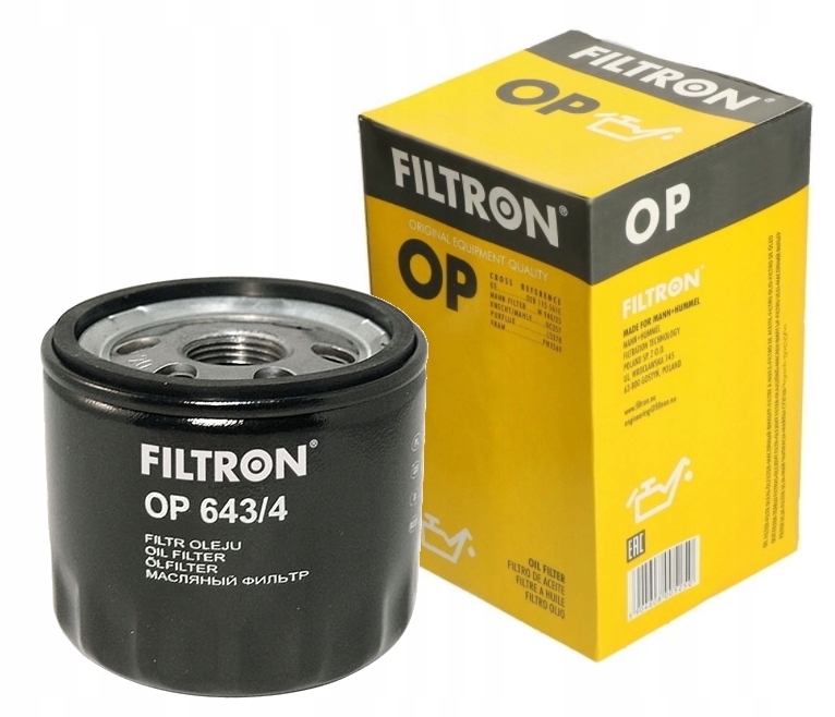 

Filtr oleju Filtron Op 643/4 Renault/dacia/nissan