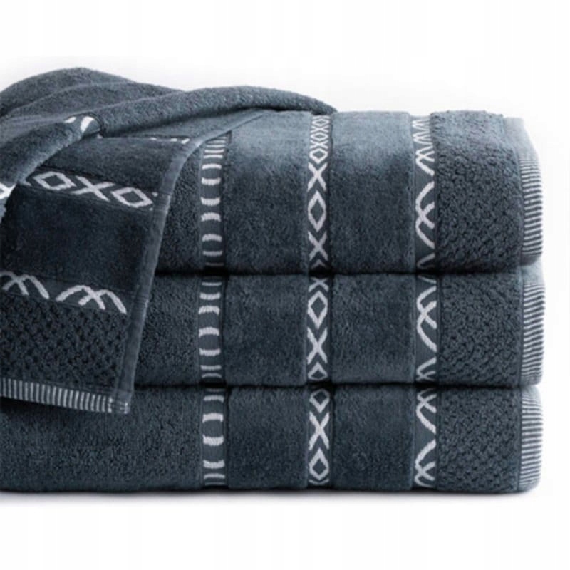 

Ręcznik Gino 30x50 grafitowy 550g 100% bawełna