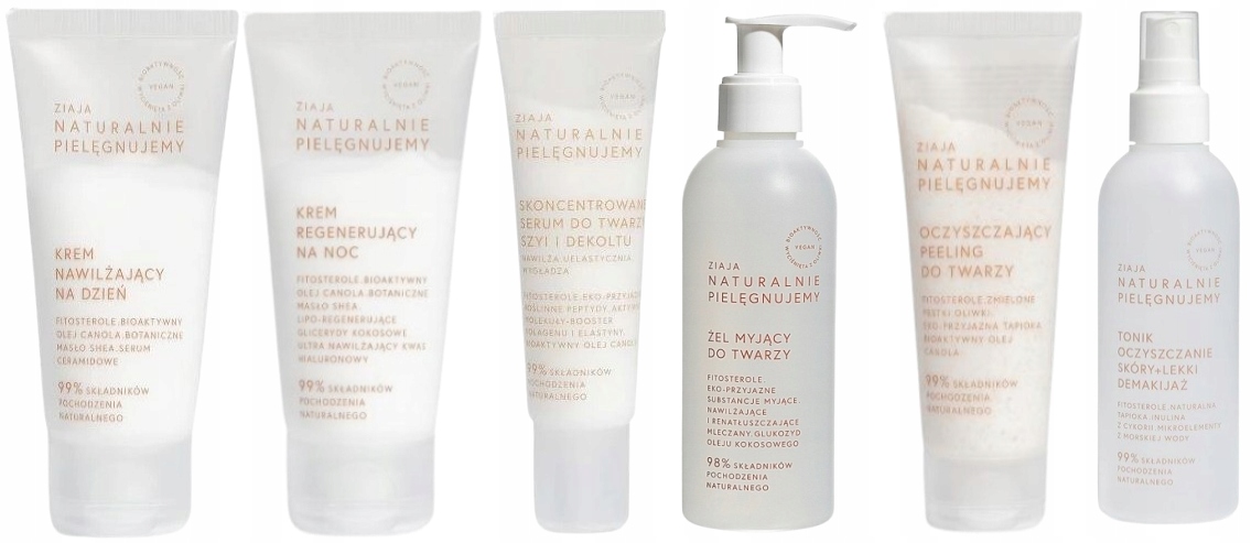 Přirozeně sada na obličej Ziaja Hydratace pokožky Přírodní složky