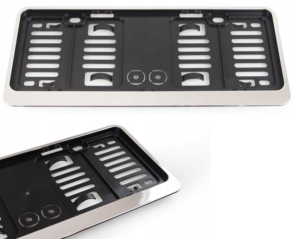 Ramka Chrom Chromowana Pod Małe Tablice Usa Japonia Japan 305mm x 114mm