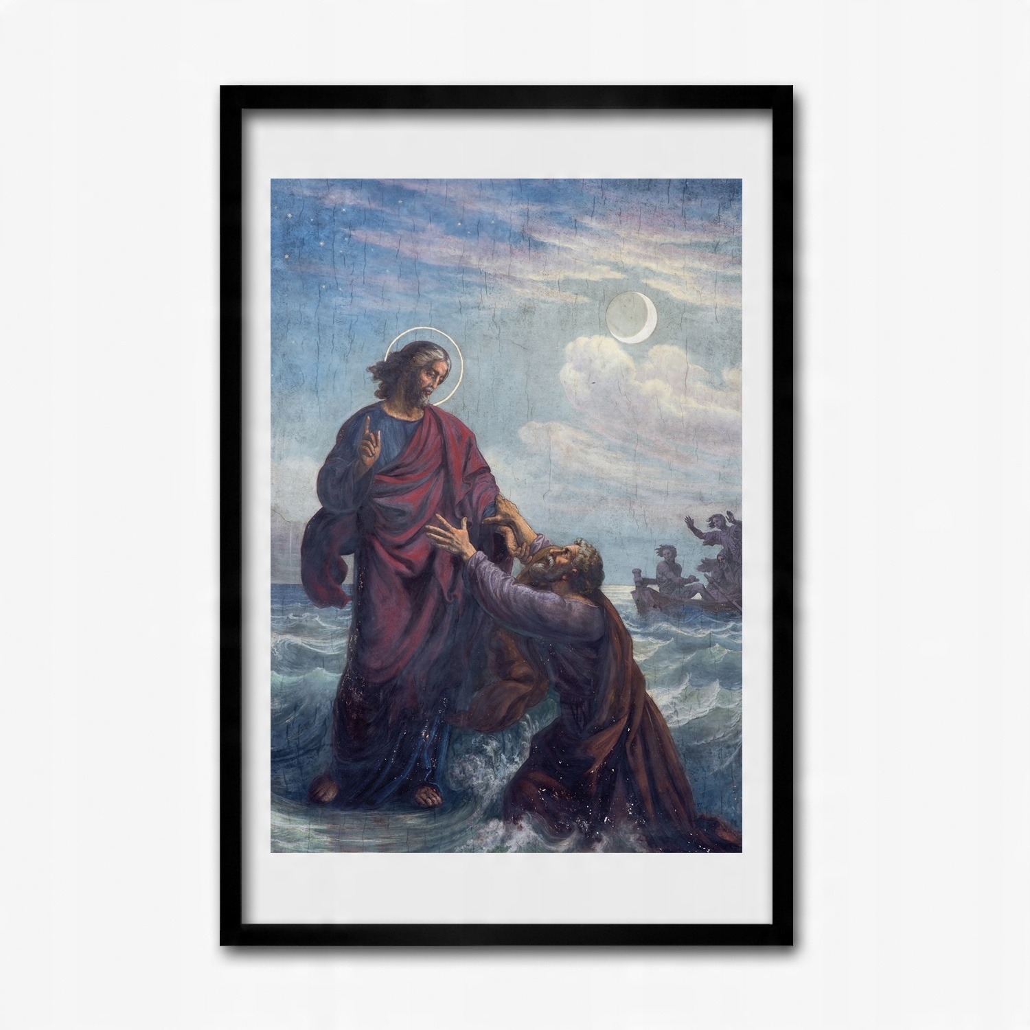 

Obraz w ramie na ścianę Jezus i Św Piotr 40x60 cm