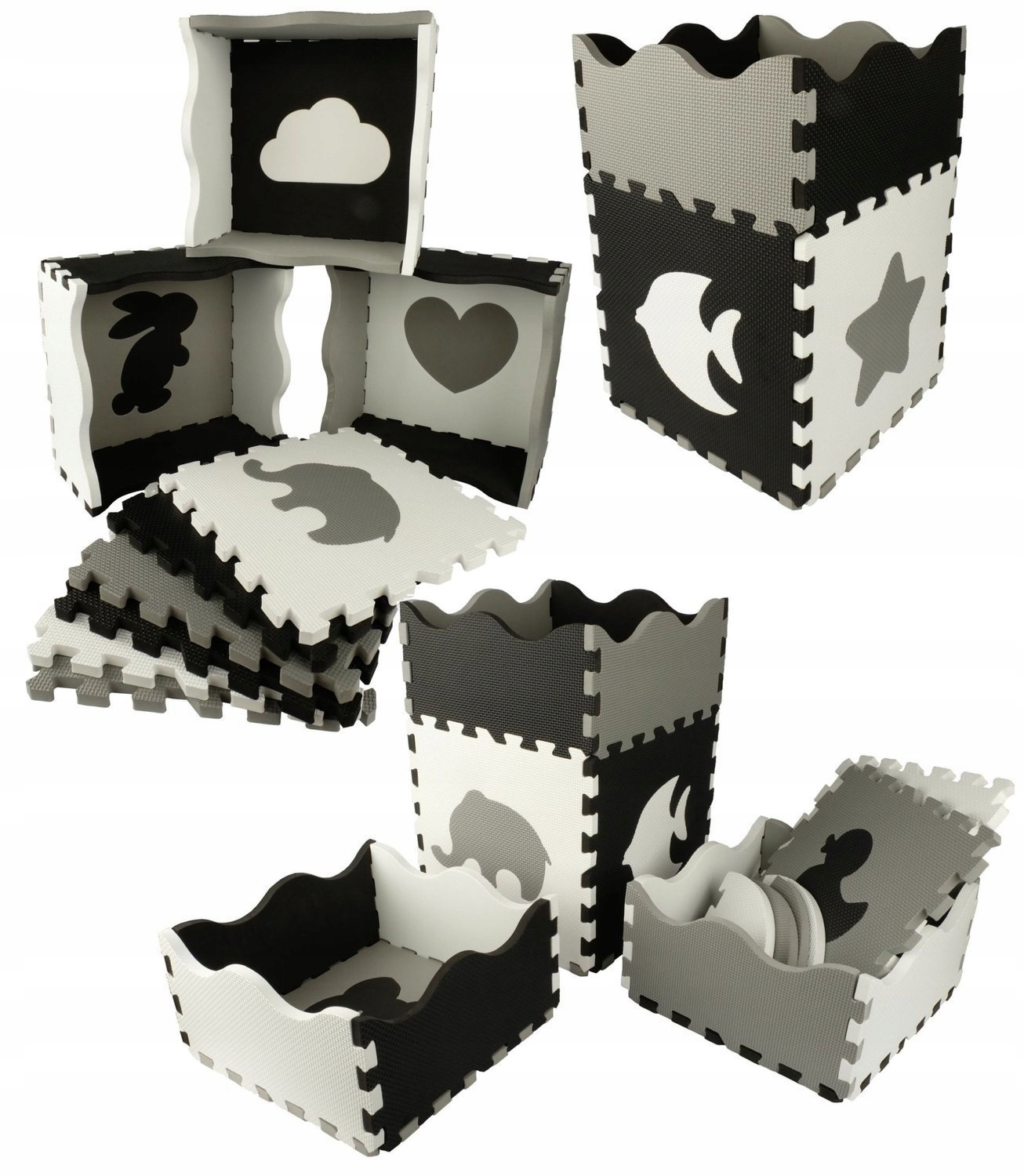 MATA EDUKACYJNA dla dzieci PUZZLE PIANKOWE GRUBA PIANKOWA KOJEC XXL Rodzaj puzzle