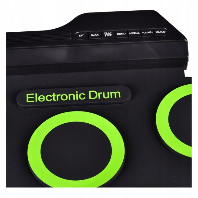 NN ROLL UP DRUM PAD PERKUSJA ELEKTRONICZA SKŁADANA PEDAŁY PAŁECZKI ZESTAW Kod producenta 5908249800311